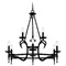 Quoizel Lighting Quoizel Lighting Octavia Earth Black Chandelier OCA5032EK