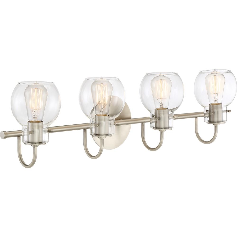 Quoizel Lighting Andrews Antique Nickel Bathroom Light ANW8604AN