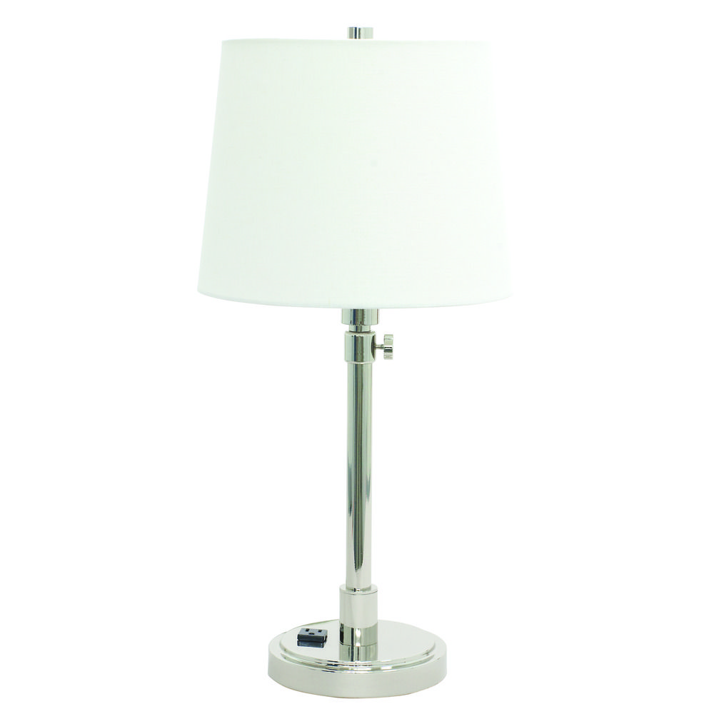 House Of Troy Townhouse Polished Nickel Table Lamp With Empire Shade House Of Troy Lighting Townhouse Polished Nickel Table Lamp With Empire Shade Th751
