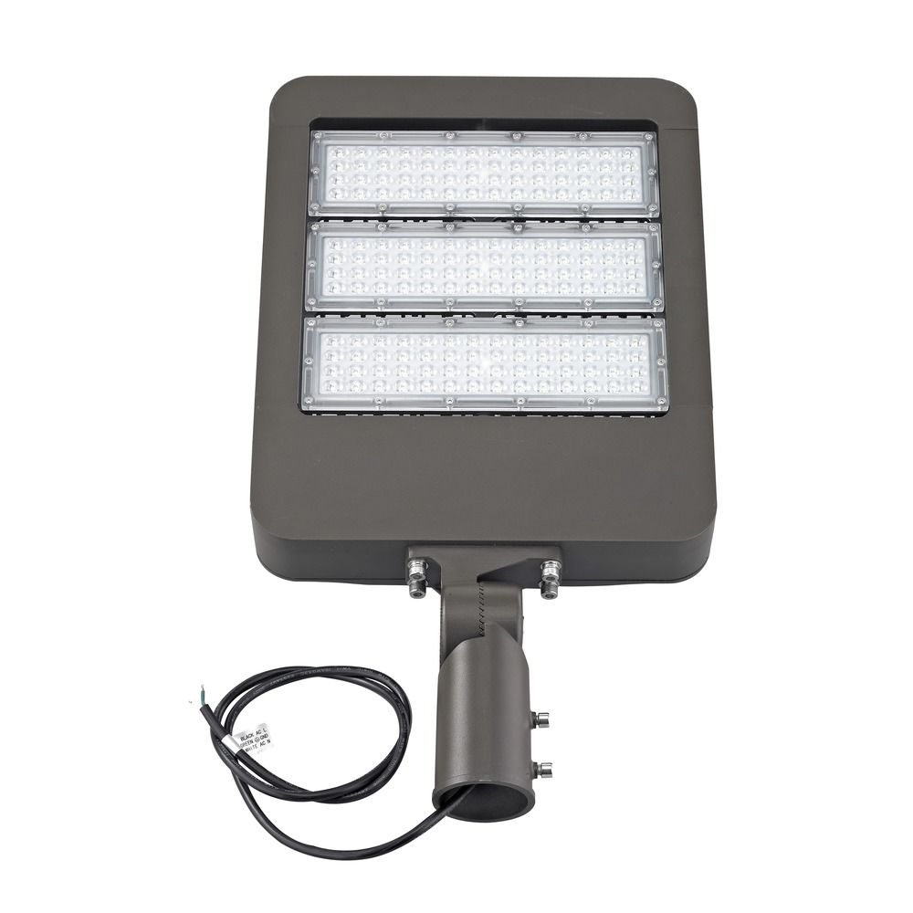 LED Shoebox Area Pole Light Bronze 150 Watt 120v 277v 16800 Lumens 5000K at Destination Lighting