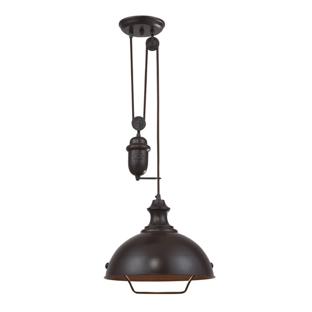 Farmhouse Pulley Light Fixture - bmp-willy