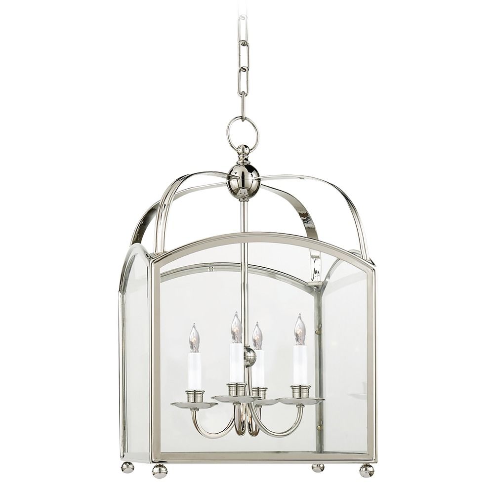 E.F. Chapman Arch Top Lantern in Polished Nickel by Visual Comfort  Signature at Destination Lighting