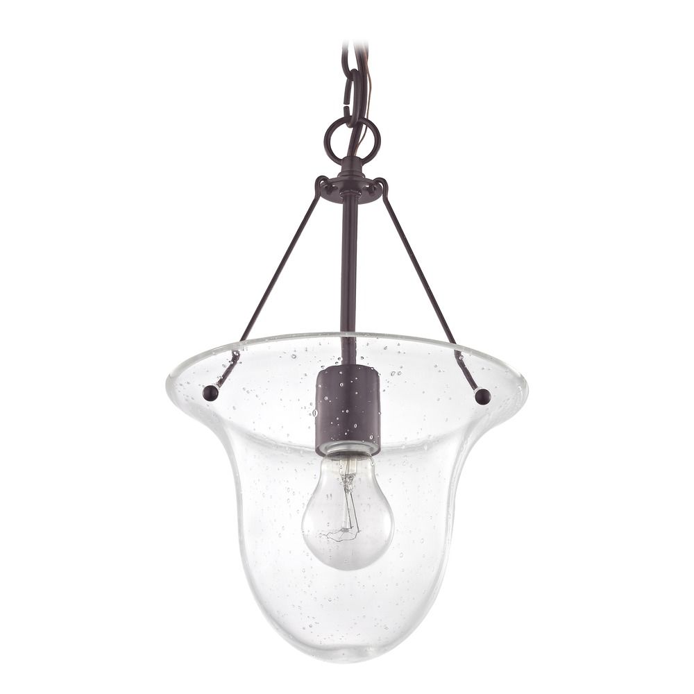 Industrial Seeded Glass Bowl Pendant Light Bronze 1 Lt 1818 30 Industrial Seeded Glass Bowl Pendant Light Bronze 1 Lt Off