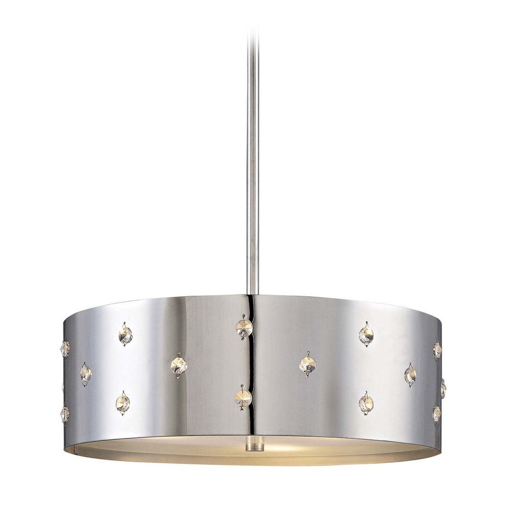 modern drum pendant light