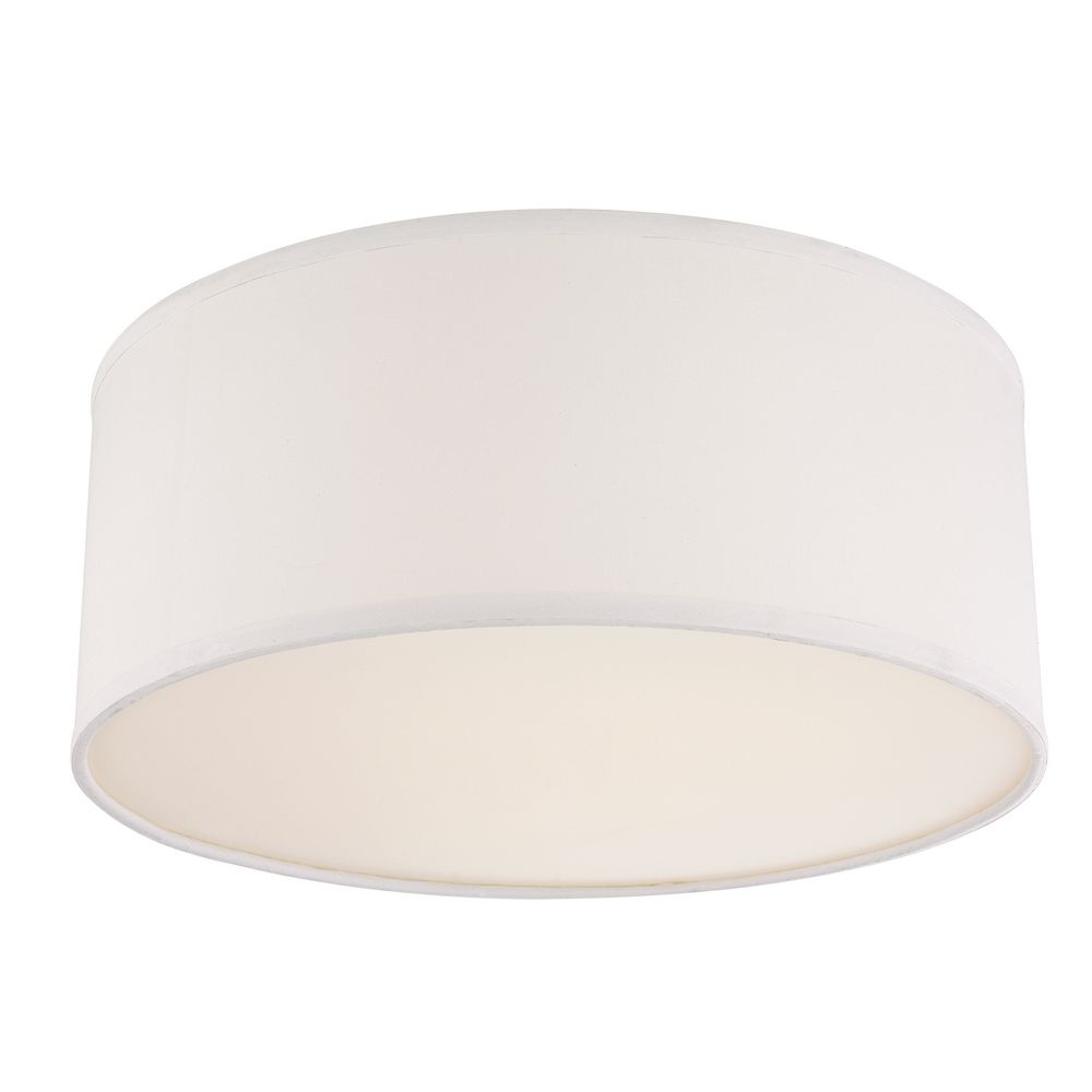 Drum Ceiling Trim For Recessed Lights With White Shade 10662 09