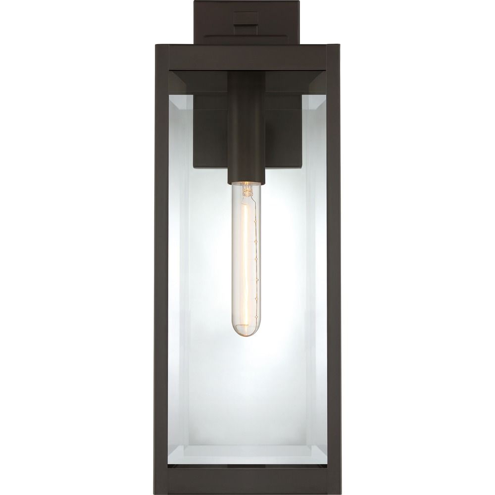 Westover Western Bronze Outdoor Wall Light by Quoizel Lighting WVR8407WT  Destination Lighting