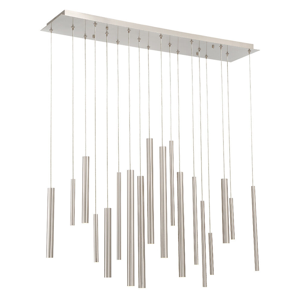 Eurofase Santana LED Chandelier in Satin Nickel