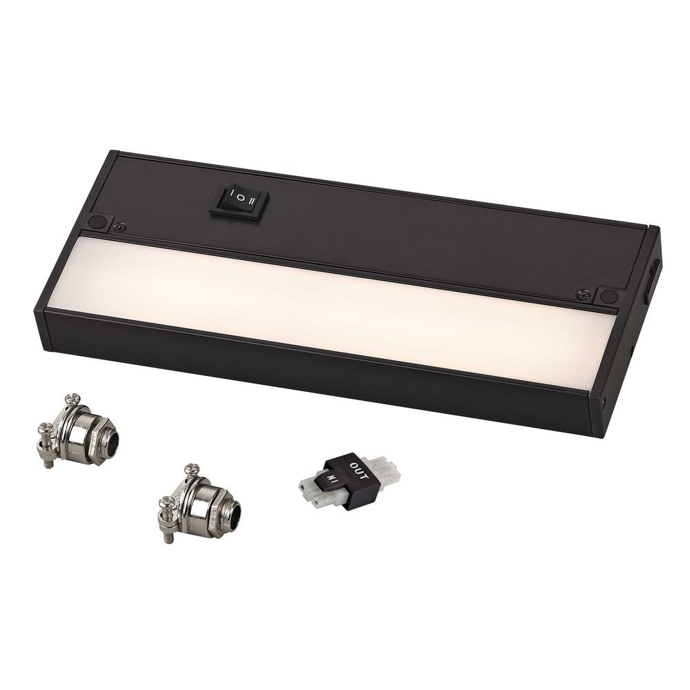 Begrijpen offset Ontslag 9-Inch LED Under Cabinet Light Direct-Wire / Plug-In 2700K 120V Bronze by  Recesso Lighting | UCLN09-2700-BZ | Destination Lighting
