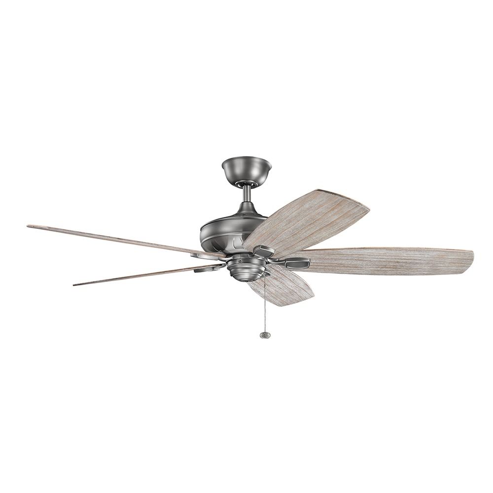 Kichler Lighting Ashbyrn Antique Pewter Ceiling Fan Without Light