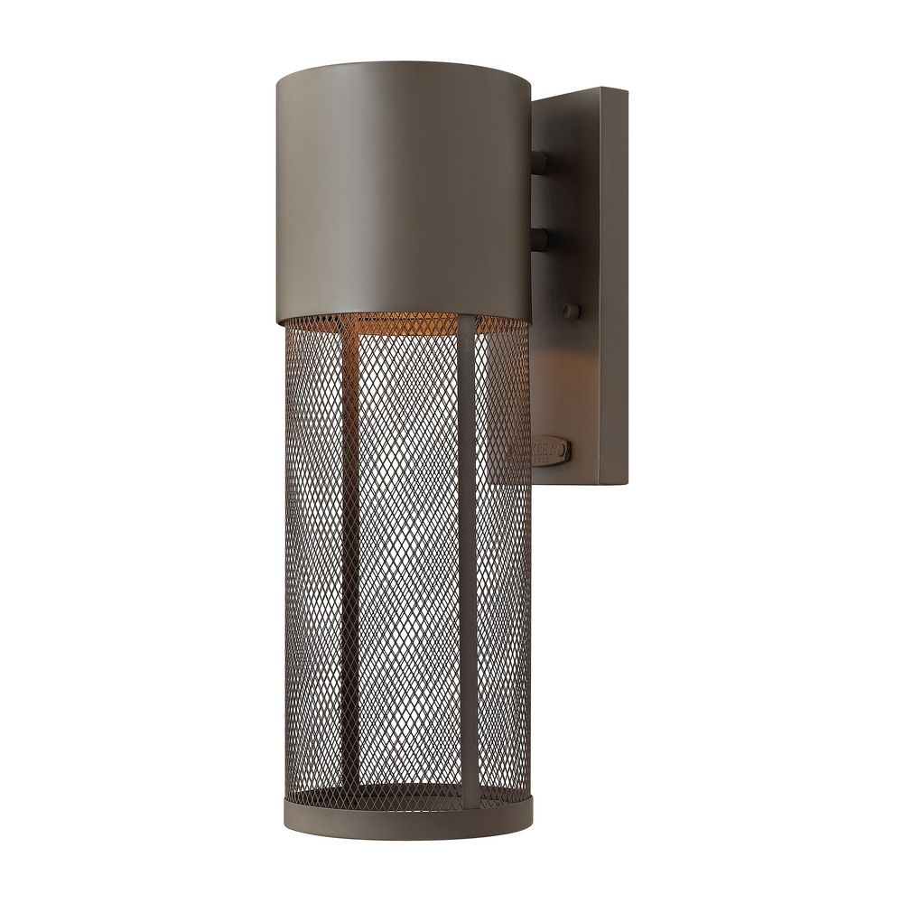 Modern Led Outdoor Wall Light In Buckeye Bronze Finish At Destination Lighting