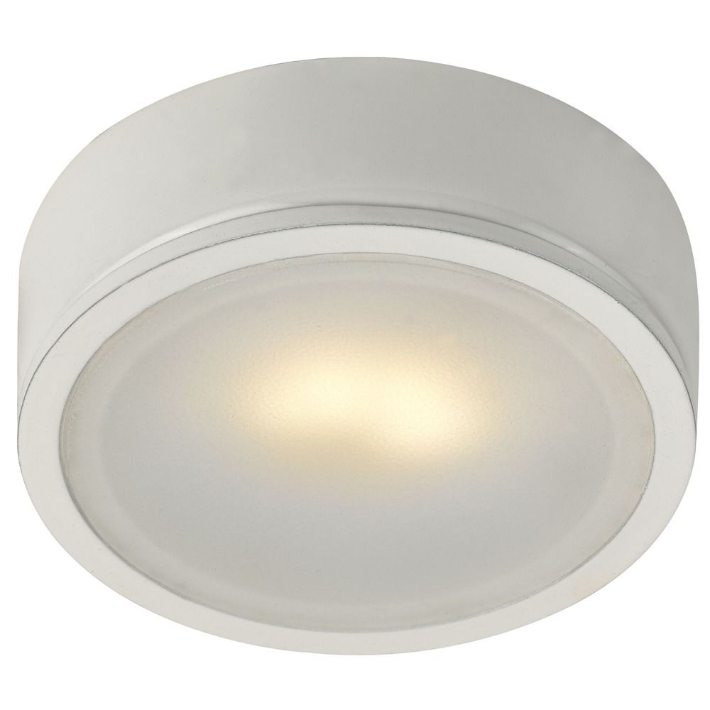 120 Volt White Led Puck Light Recessed