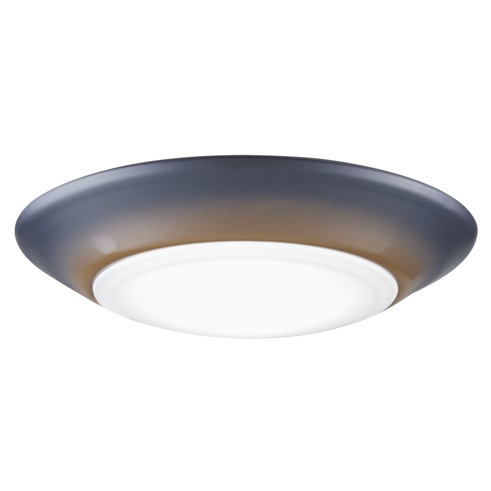 Led Low Profile Bronze Flush Mount Ceiling Light 2700k And 75 Watt Equivalent At Destination Lighting