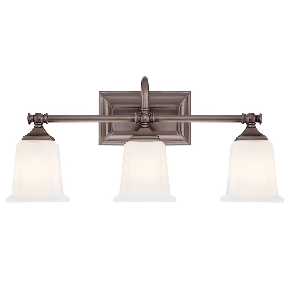 Traditional Bathroom Light With White Gl In Harbor Bronze Finish At Destination Lighting Traditional Bathroom Light With White Gl In Harbor Bronze Finish At Destination Lighting
