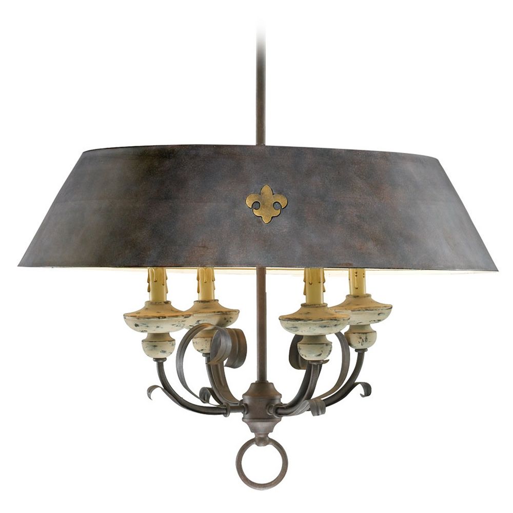 Cyan Design Provence Carriage House Pendant Light With Empire Shade Shown In Carriage House Finish Image