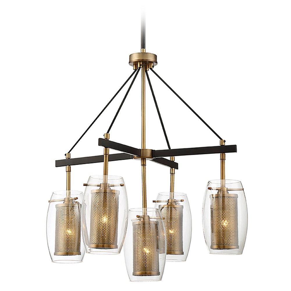 Savoy House Lighting Dunbar Warm Br Bronze Chandelier 1 9062 Product Image