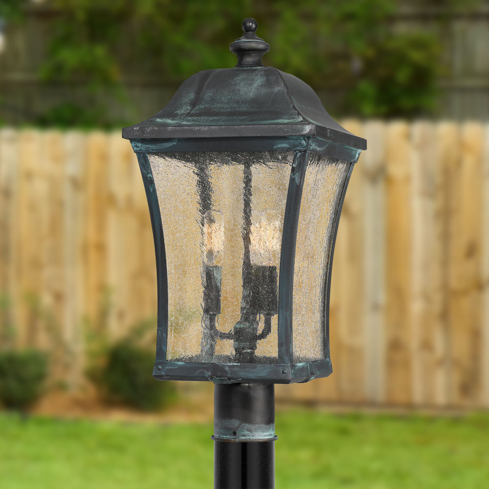 Quoizel Lighting Bardstown Aged Verde Post Light BDS9010AGV