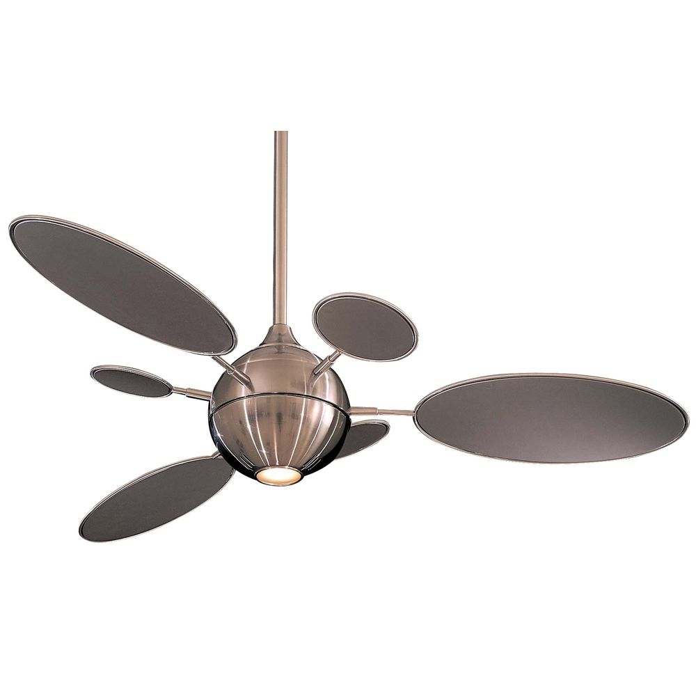 54 Inch Ceiling Fan With Six Blades And Light Kit F596 Bn