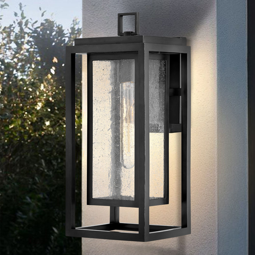 Hinkley Republic 1-Light Outdoor Light In Satin Nickel