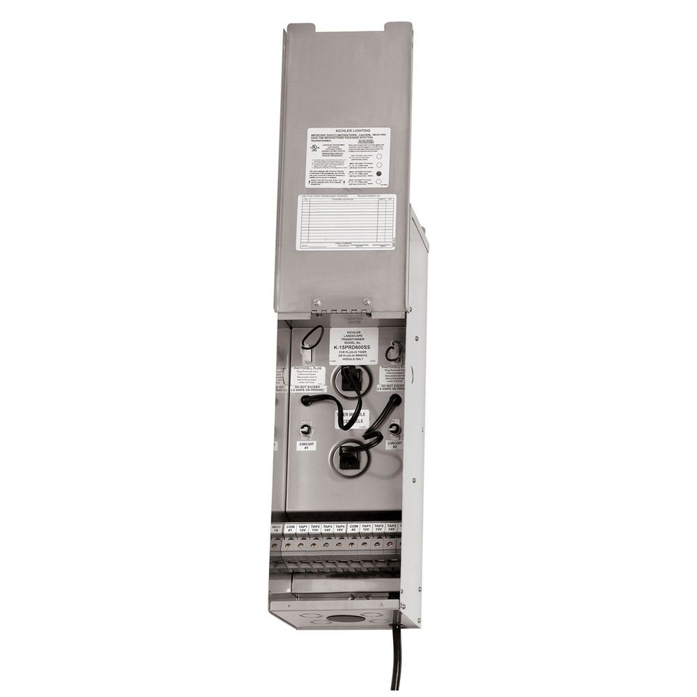 Kichler Landscape Transformer In Stainless Steel Finish Kichler Landscape Transformer In
