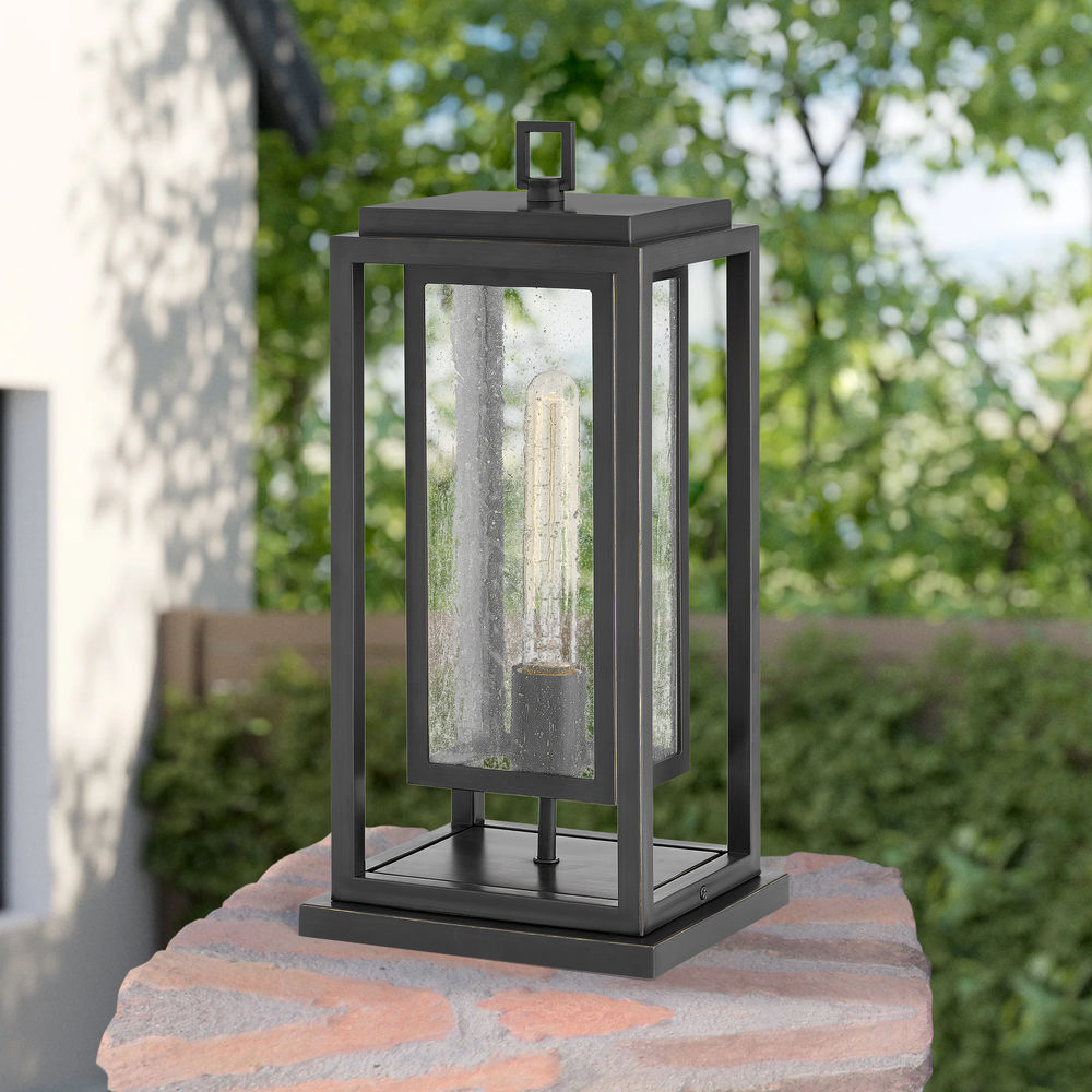 Hinkley Republic 1-Light Outdoor Light In Satin Nickel