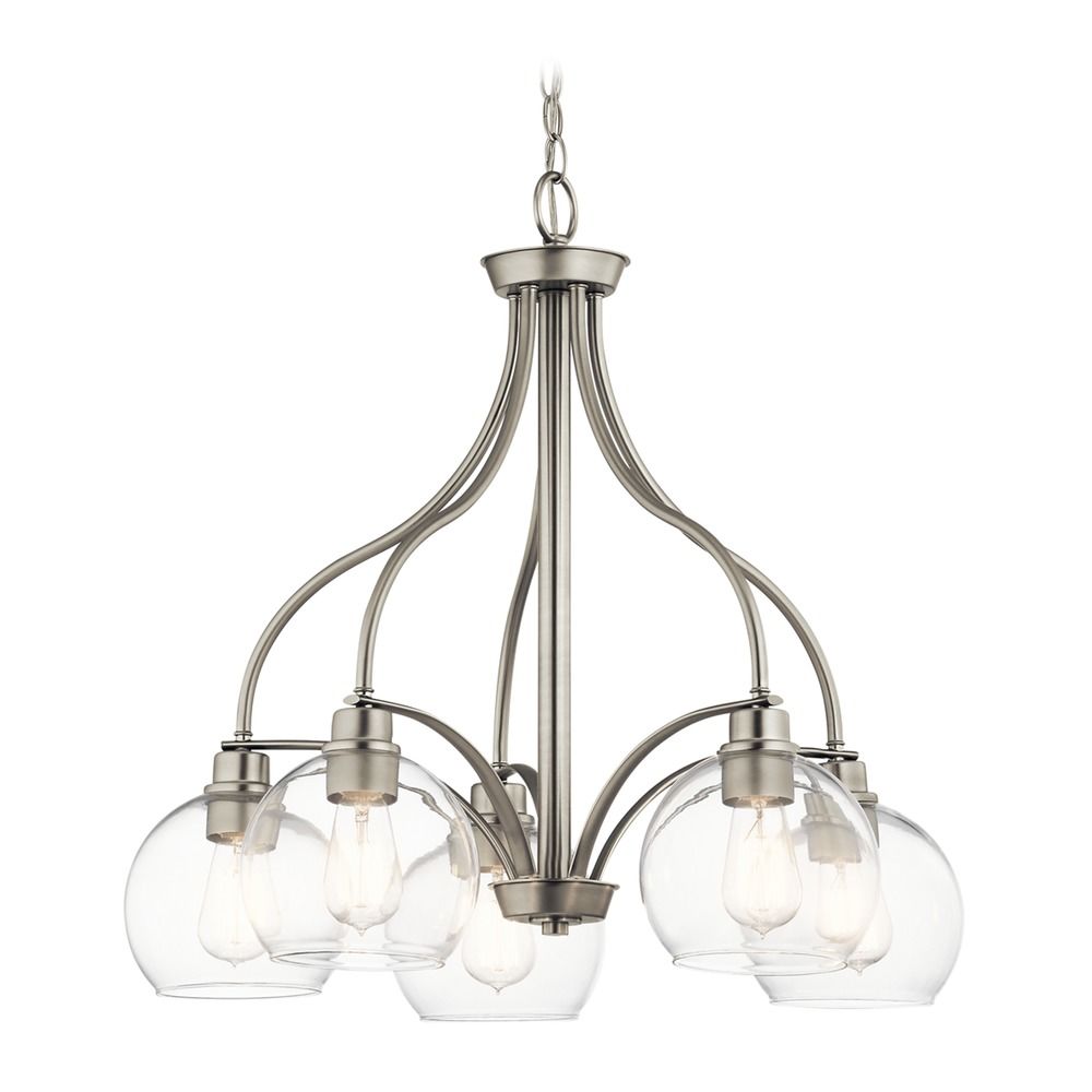 Transitional Chandelier Brushed Nickel Harmony by Kichler ...