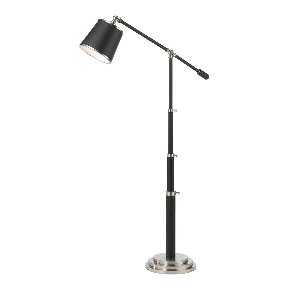 Af Lighting Oil Rubbed Bronze With Satin Nickel Swing Arm Lamp Af Lighting Oil Rubbed Bronze With Satin Nickel Swing Arm Lamp Drum Shade