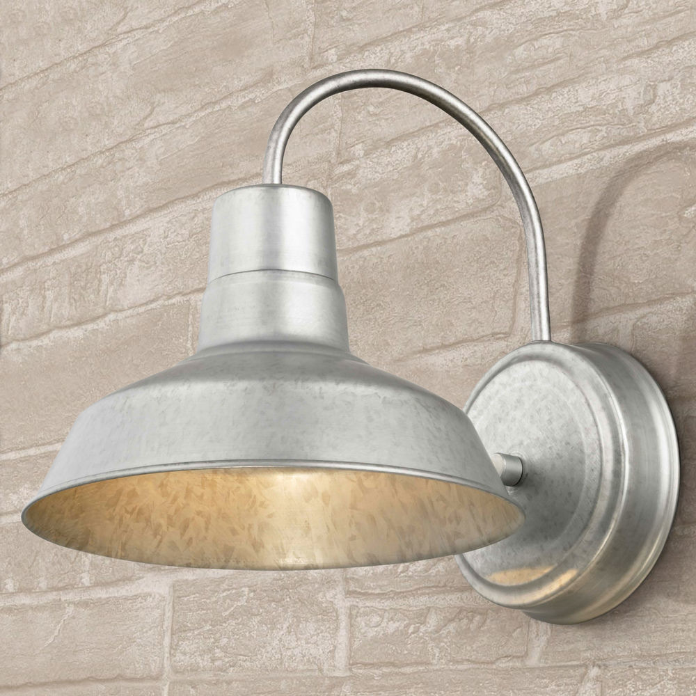 Barn Light Galvanized 8 5 Inch Wide By Design Classics Lighting