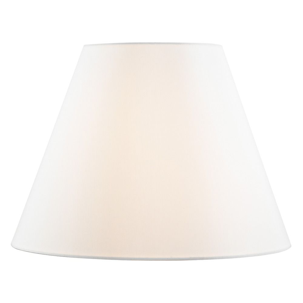 Pure White Empire Fabric Lamp Shade With Spider Assembly At Destination Lighting