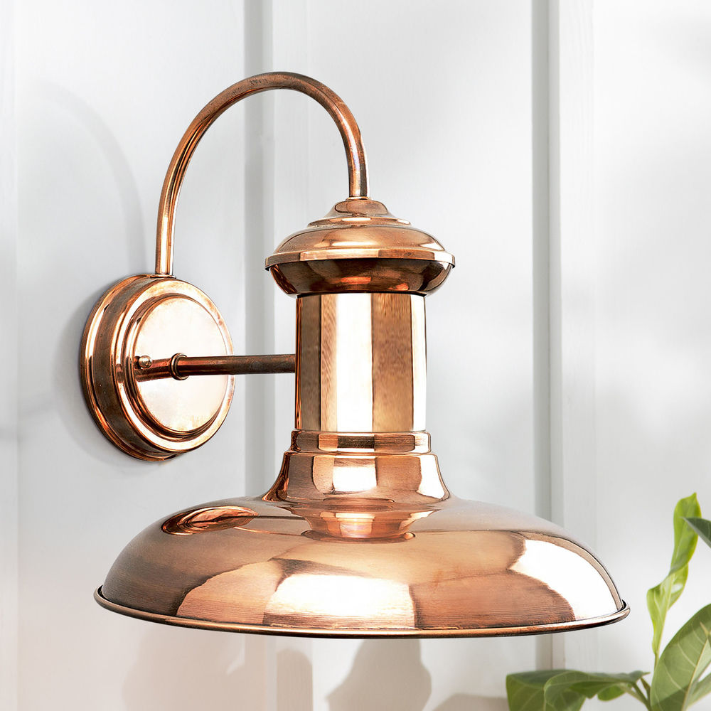 copper outdoor lighting