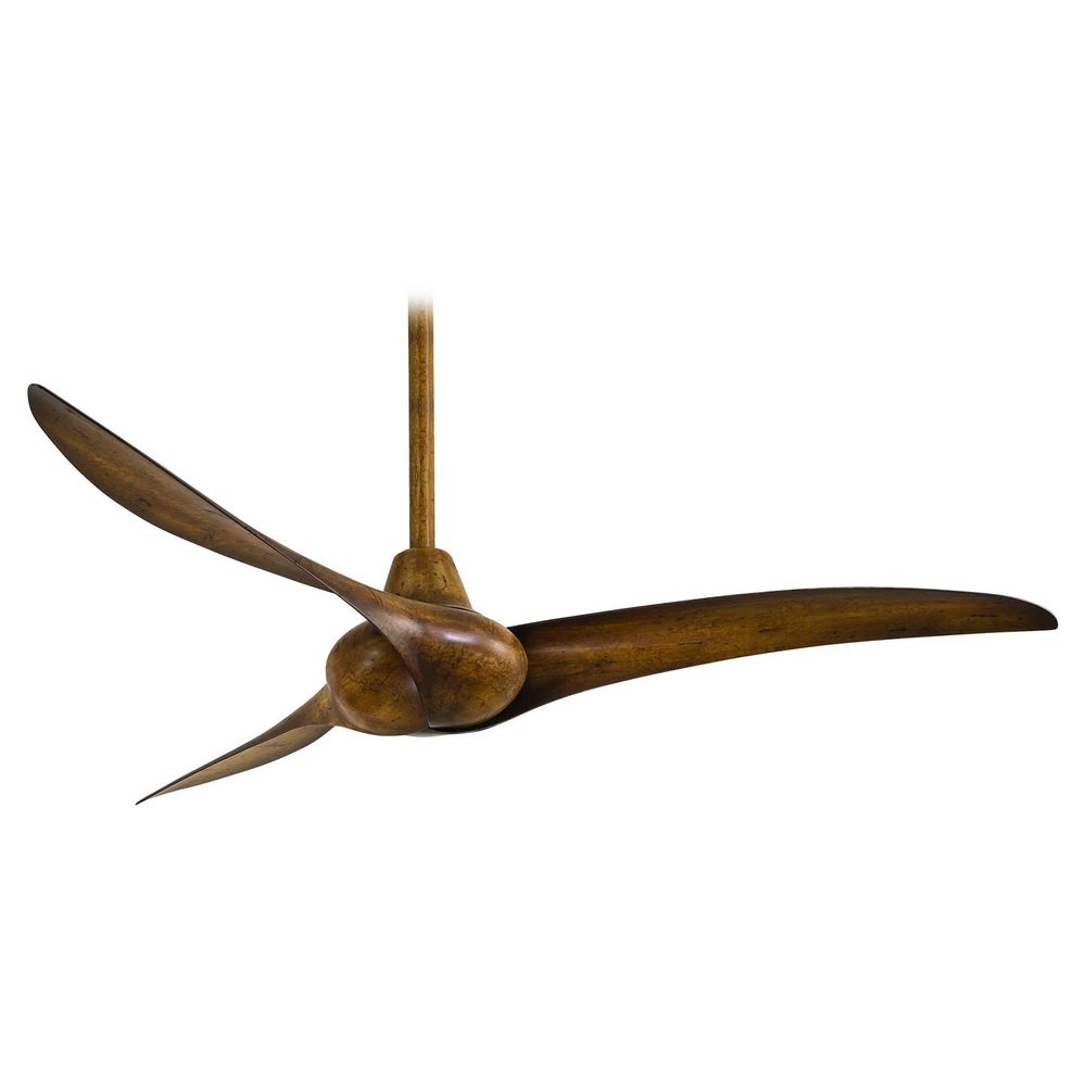 52 Inch Ceiling Fan Without Light In Distressed Koa Finish F843 Dk Destination Lighting