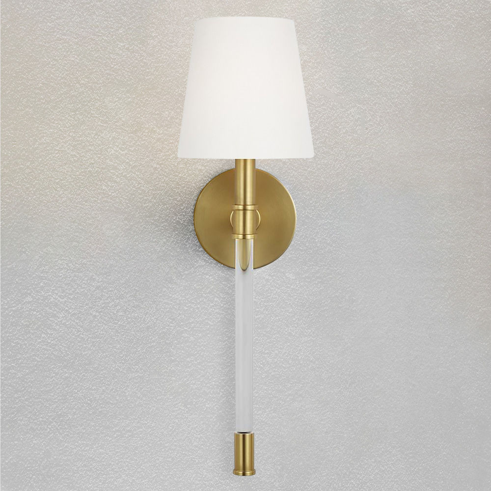 Chapman & Meyers Hanover Burnished Brass Sconce by Visual Comfort Studio at  Destination Lighting