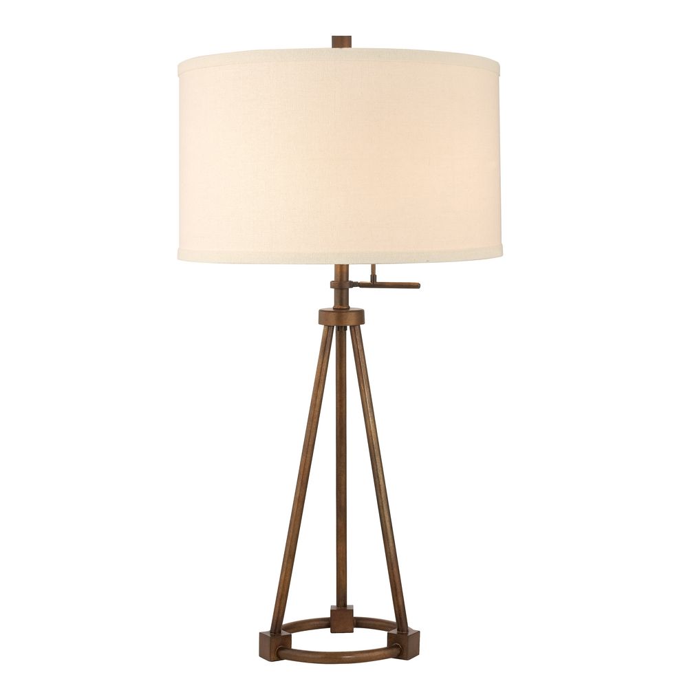 Tripod Table Lamp In Bronze Finish With Cream Drum Shade Jj Dcl Tripod Table Lamp In Bronze Finish With Cream Drum Shade