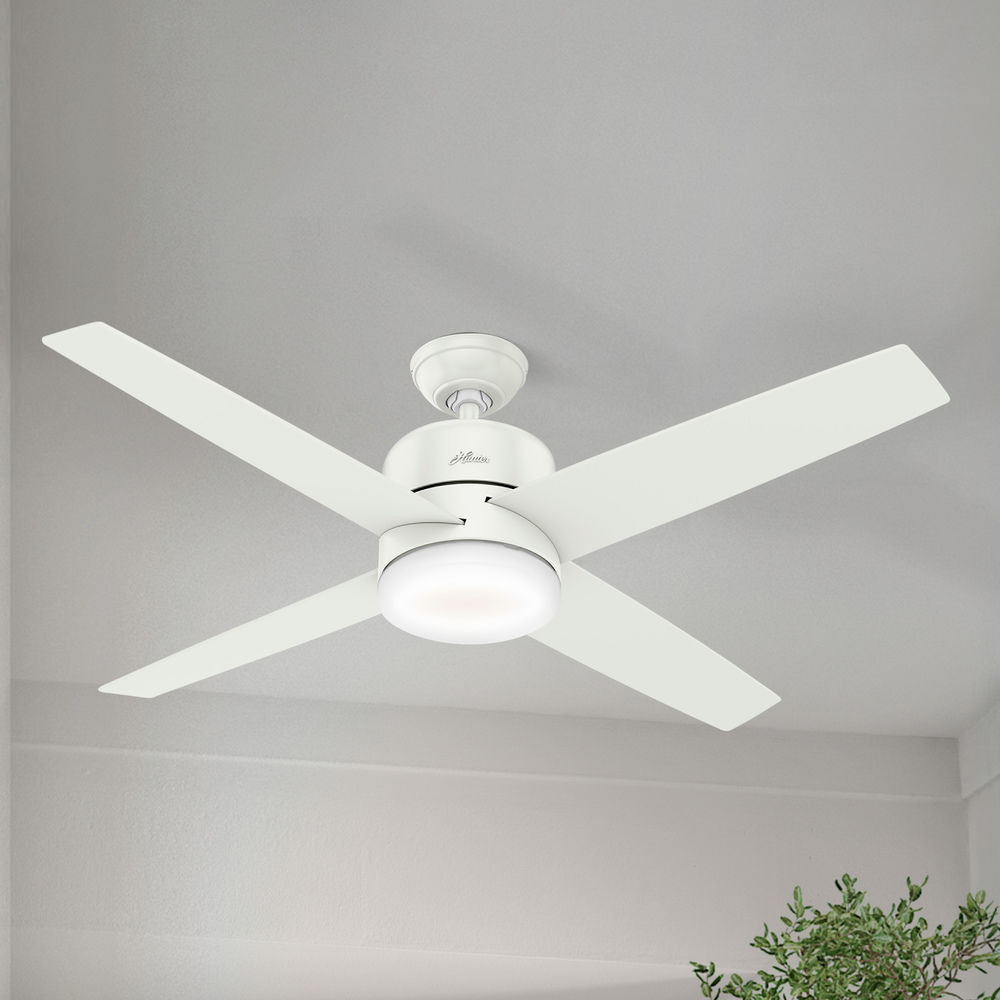 54 Inch Ceiling Fan       : Shop Hunter Fan 54-inch Willowcrest Brittany Bronze Finish ... / Wet rated for outdoor or indoor use.