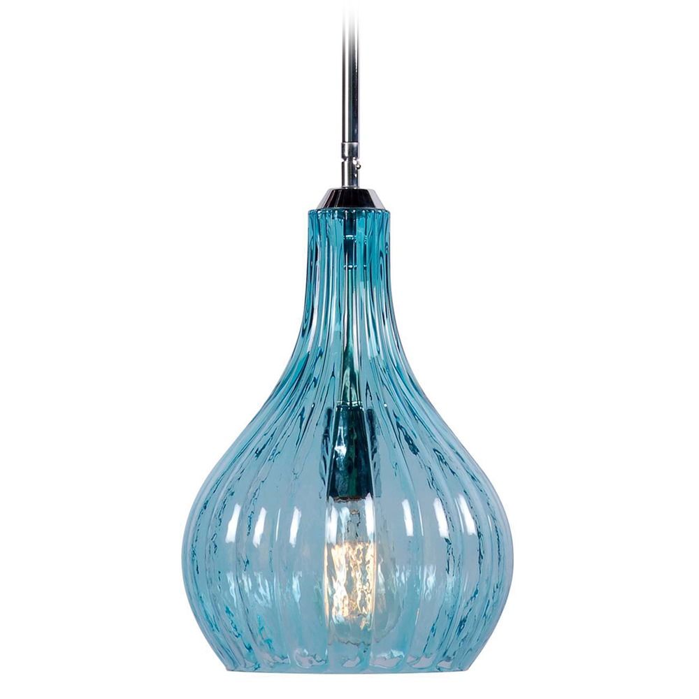 Kenroy Home Lighting Darcy Chrome Mini Pendant Light With Fluted Kenroy Home Lighting Darcy Chrome Mini Pendant Light With Fluted Shade 93102ch