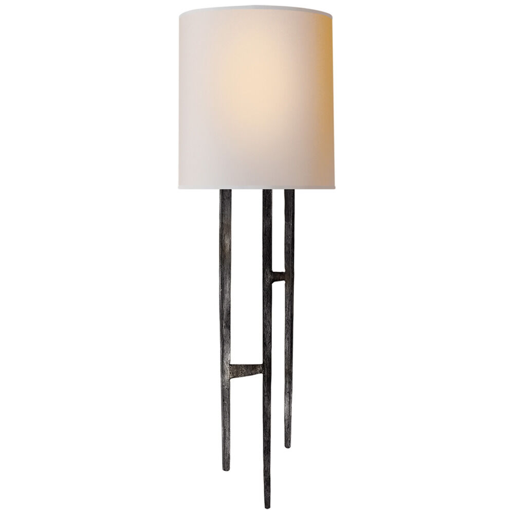 Ian K. Fowler Vail Sconce in Aged Iron by Visual Comfort Signature