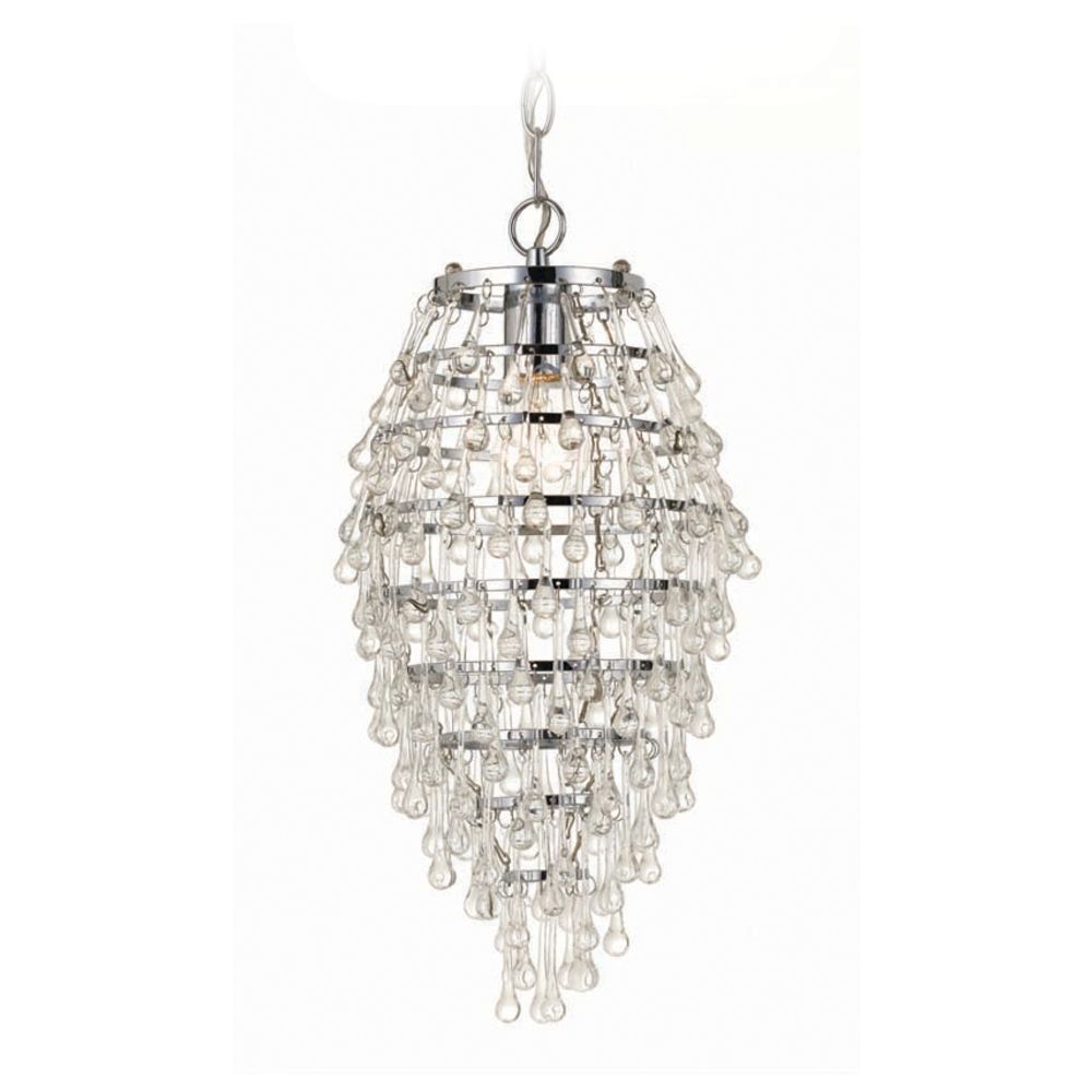 Af Lighting 1 Light Swag Chandelier Pendant In Chrome 8122 Hover Or To Zoom