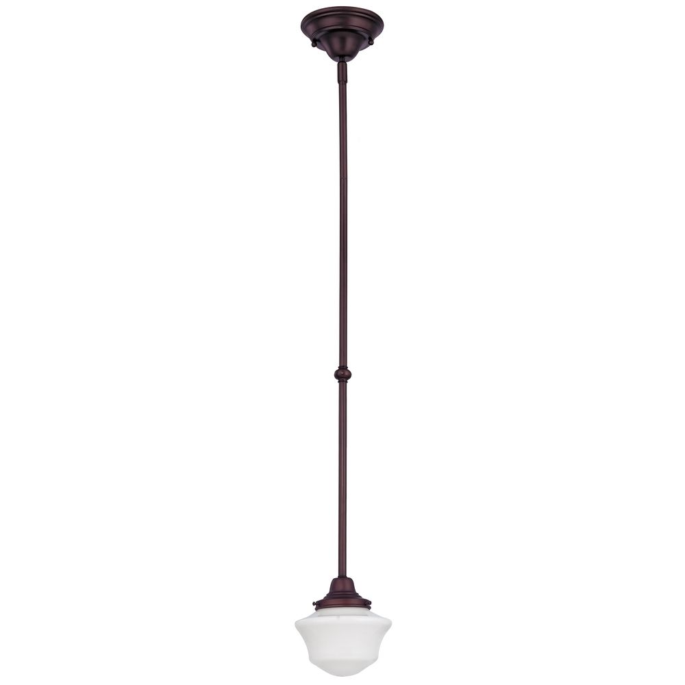 6 Inch Schoolhouse Mini Pendant Light In Bronze Finish At Destination Lighting 6 Inch Schoolhouse Mini Pendant Light In Bronze Finish At Destination Lighting