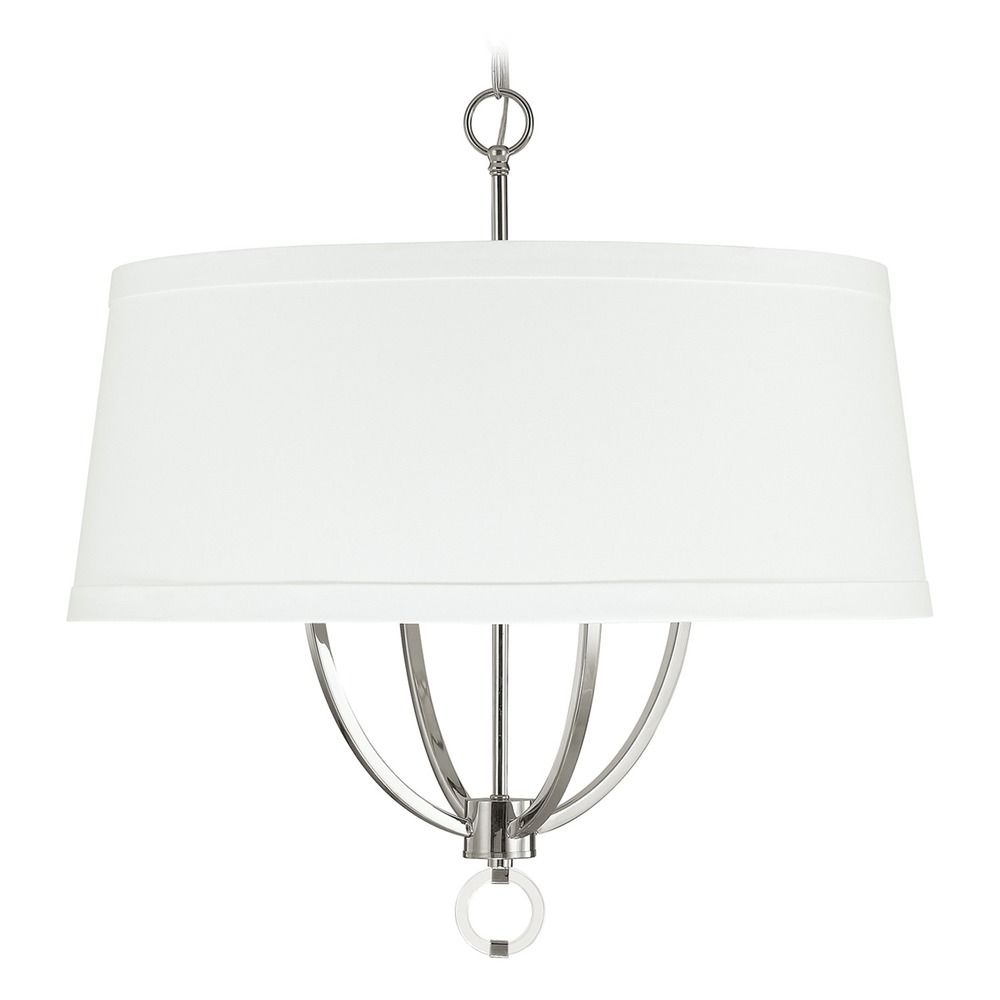 Capital Lighting Taylor Polished Nickel Pendant Light With Drum Capital Lighting Taylor Polished Nickel Pendant Light With Drum Shade 4594pn 592
