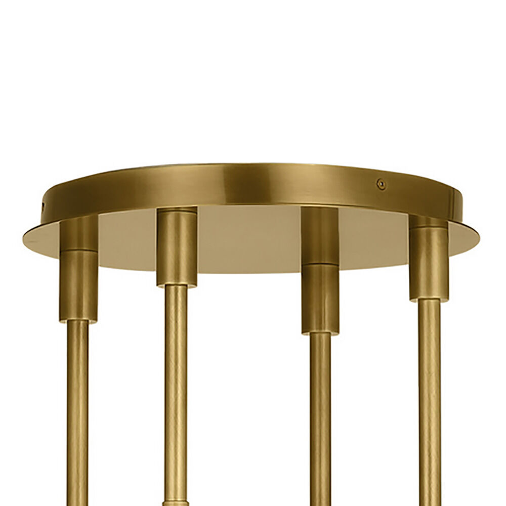 Avroko Wythe Large LED Chandelier in Plated Brass by Visual