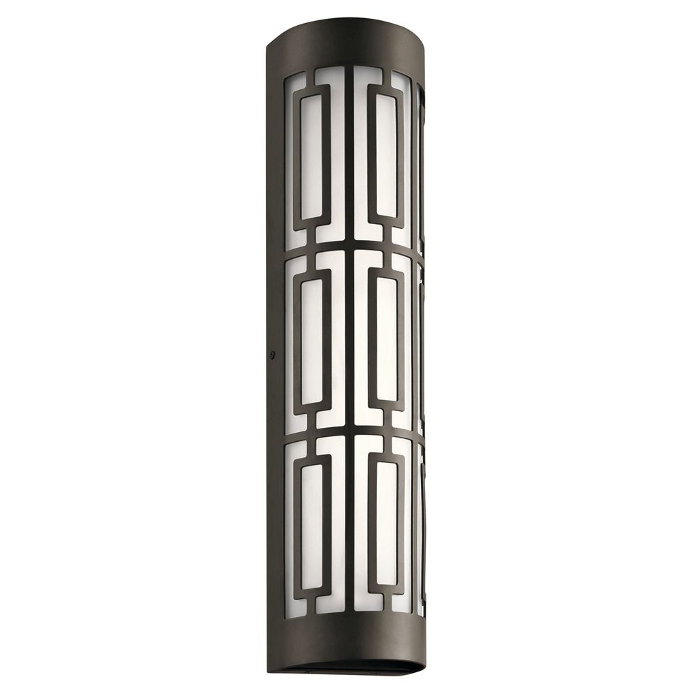 Art Deco Led Outdoor Wall Light Bronze Empire By Kichler Lighting At Destination