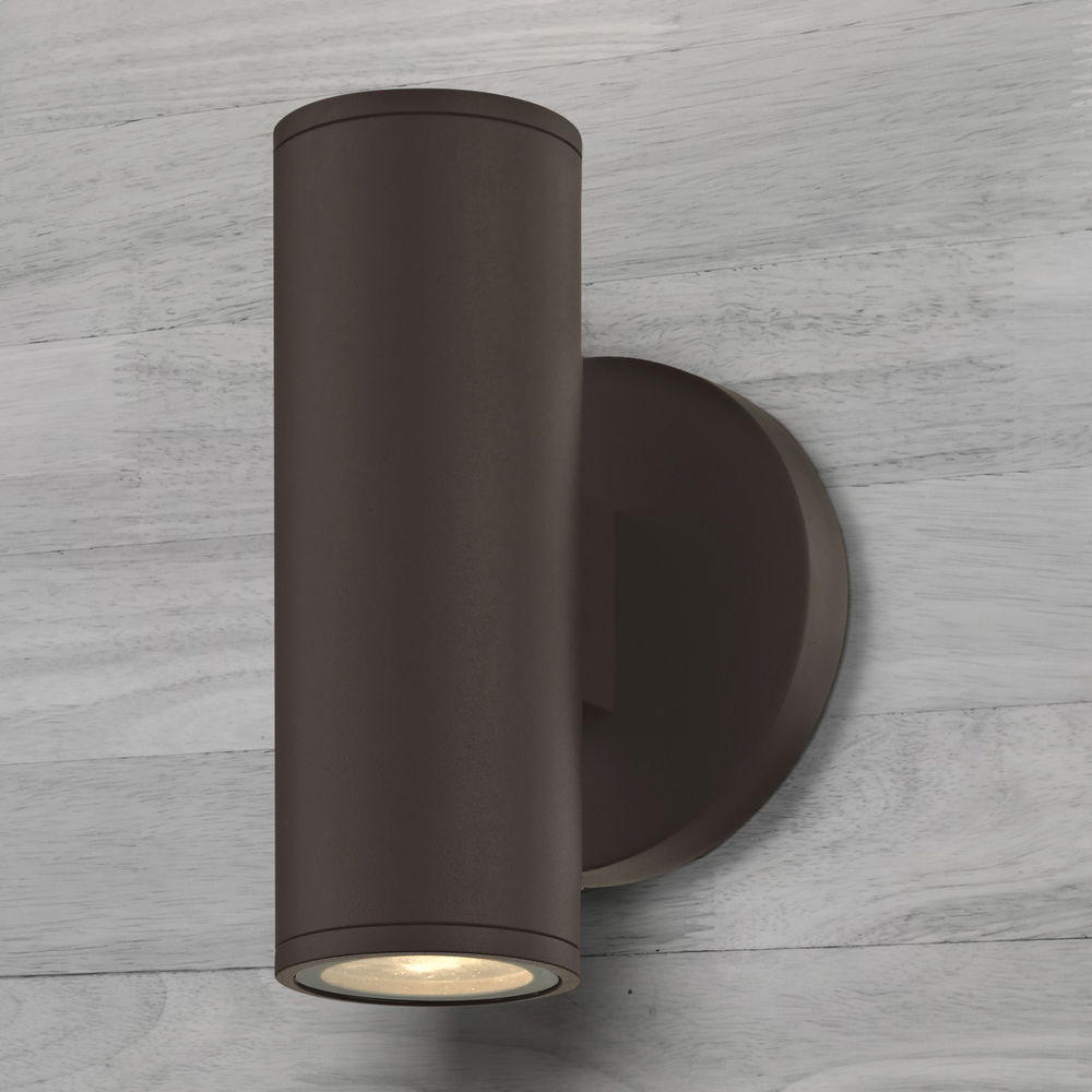 Westinghouse Cylinder Outdoor LED Wall Fixture Bronze Finish 
