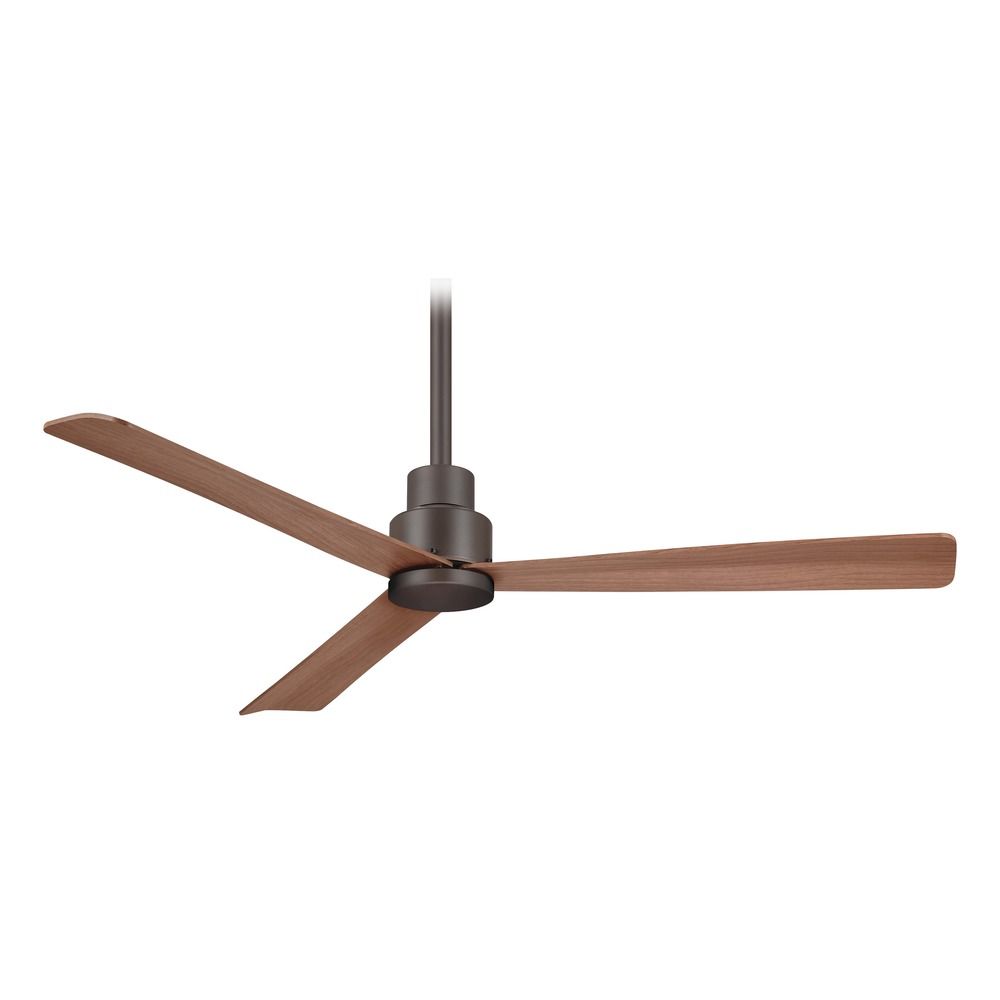 44 Inch Minka Aire Simple Oil Rubbed Bronze Ceiling Fan Without Light At Destination Lighting