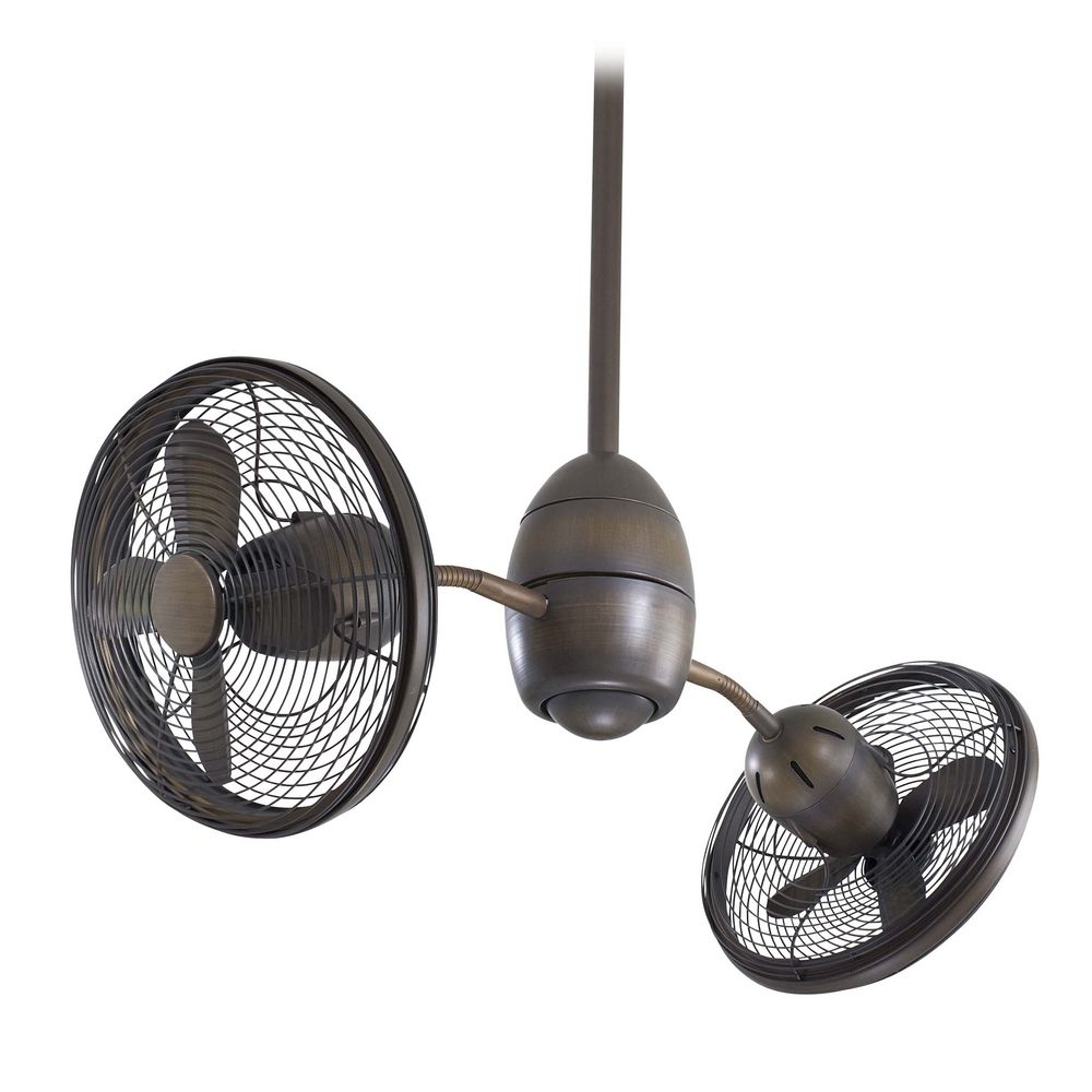 36 Inch Modern Ceiling Fan Without Light In Bronze Finish F302 Rrb Hover Or To Zoom