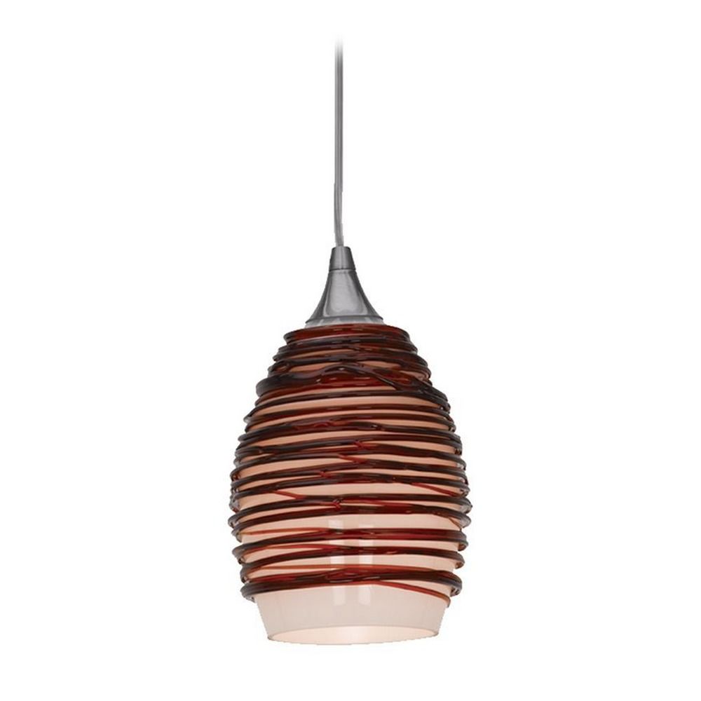 Adele Plum Glass Mini Pendant Light With Led Bulb 23733 Bs Plm Access Lighting Adele Plum Glass Mini Pendant Light With Led Bulb 23733 Bs