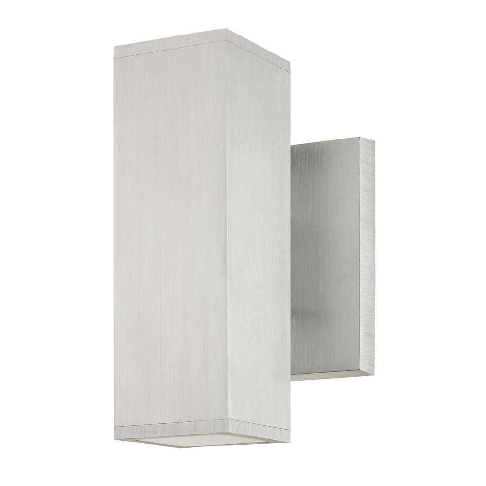 Led Square Cylinder Outdoor Wall Light Up Down Aluminum 2700k Led Square Cylinder Outdoor Wall Light Up Down Aluminum 2700k Off