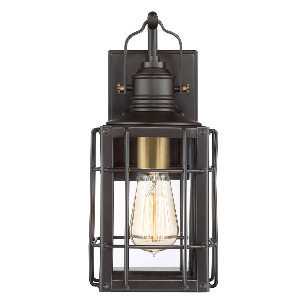 quoizel lighting west oak western bronze outdoor wall light