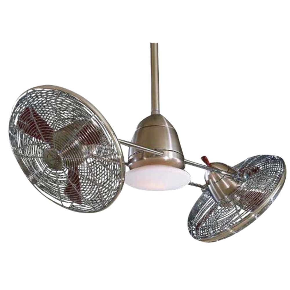 42 Inch Ceiling Fan With Twin Turbofans And Light Kit At Destination Lighting