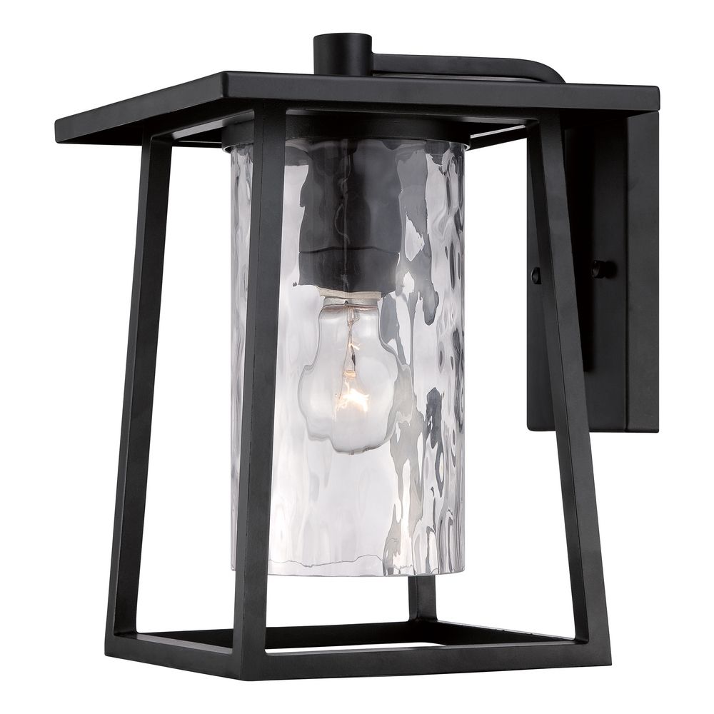 Lodge Mystic Black Outdoor Wall Light by Quoizel Lighting LDG8409K