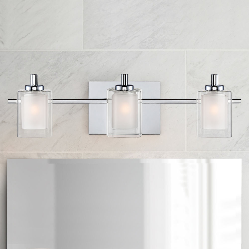 Kolt Polished Chrome Bathroom Light by Quoizel Lighting at Destination  Lighting