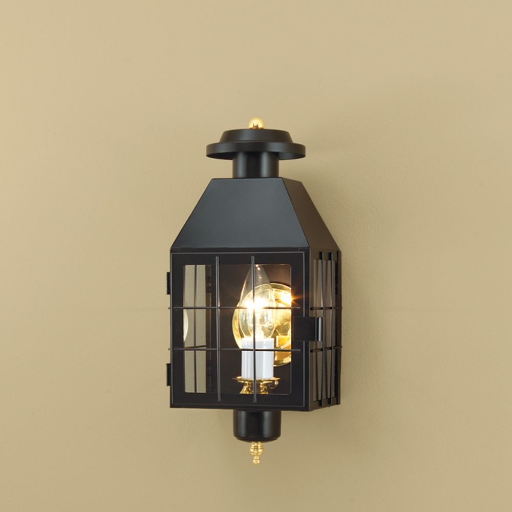 Norwell Lighting American Heritage Black Outdoor Wall Light 1059BL